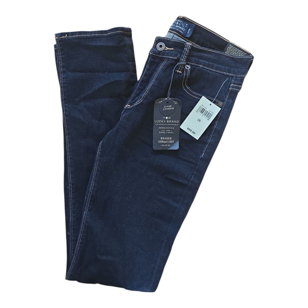 Lucky Brand Women's Dark Blue Skinny Jeans - Picture 2 of 11